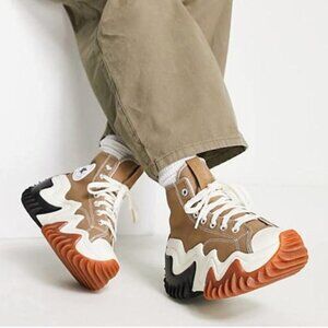 Converse Chuck Taylor Run Star Motion Platform HiTop Color Sand Dune Sz W10 M8